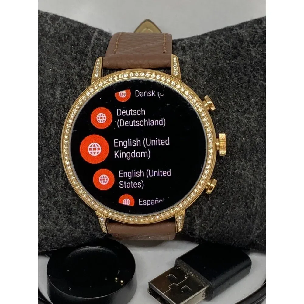 Fossil Gen 4 Authentic Digital Dial Smart Watch Custom Band FTW6011 LT429